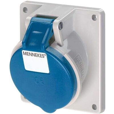 Mennekes, Prise de courant, MEN 1739 32A4p 9H230V Prise en saillie TwinCONTACT IP44 - Publicité Mennekes, Prise de courant, MEN 1739 32A4p 9H230V Prise en saillie TwinCONTACT IP44 - Publicité