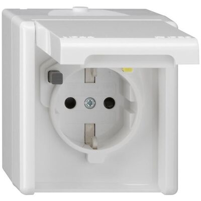 Gira - 267730 - RWS 30mA - Avec couvercle rabattable - Prise - Publicité Gira - 267730 - RWS 30mA - Avec couvercle rabattable - Prise - Publicité