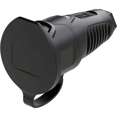 Prise électrique femelle PC Electric 2411-ss avec terre - 250V noir IP54 - Publicité Prise électrique femelle PC Electric 2411-ss avec terre - 250V noir IP54 - Publicité