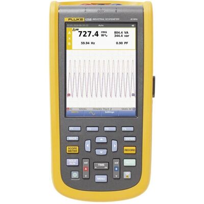 Fluke, Multimètre, Oscilloscope à main (scope meter) 125B/EU 4 (CAT III 600V, CAT IV 600V, Oscilloscope) - Publicité Fluke, Multimètre, Oscilloscope à main (scope meter) 125B/EU 4 (CAT III 600V, CAT IV 600V, Oscilloscope) - Publicité