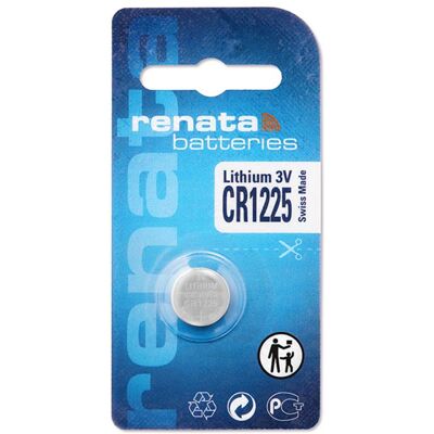 Pile au Lithium Renata CR1225 - 3V, 48mAh, Bouton - Publicité Pile au Lithium Renata CR1225 - 3V, 48mAh, Bouton - Publicité