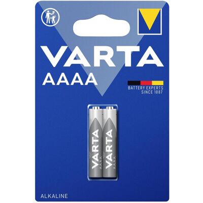 Varta Électronique AAAA (2 pcs, AAAA, 640 mAh), Batteries + piles - Publicité Varta Électronique AAAA (2 pcs, AAAA, 640 mAh), Batteries + piles - Publicité