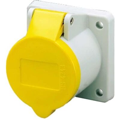 Mennekes 1337 - Prise encastrée TwinContact 16A,3p,4h,110V,IP44 - Publicité Mennekes 1337 - Prise encastrée TwinContact 16A,3p,4h,110V,IP44 - Publicité