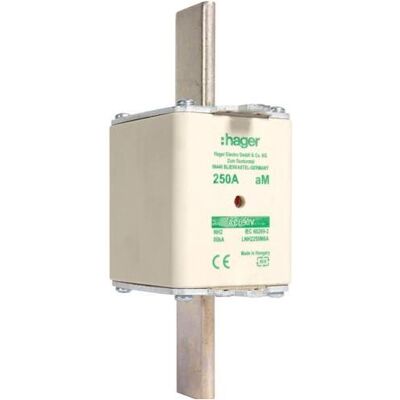 Hager, Fusible, LNH2250M6A (250 A) - Publicité Hager, Fusible, LNH2250M6A (250 A) - Publicité