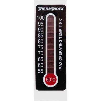 Brady Étiquette indiquant la température, thermomètre, Thermomètre + hygromètre, Rouge, Noir - Publicité Brady Étiquette indiquant la température, thermomètre, Thermomètre + hygromètre, Rouge, Noir - Publicité