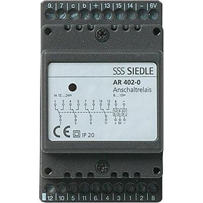 Siedle, Sécurité des bâtiments : accessoires, SIE AR 402-0 Relais de connexion 53,5x89x60mm IP20 - Publicité Siedle, Sécurité des bâtiments : accessoires, SIE AR 402-0 Relais de connexion 53,5x89x60mm IP20 - Publicité