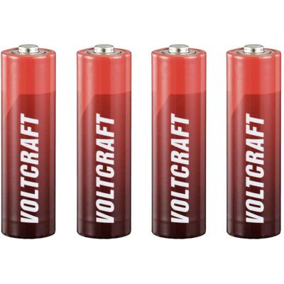 Voltcraft LR06 Pile Mignon (AA) alcaline-manganèse 3000 mAh 1.5 V 4 pcs. (4 pcs, AA, 3000 mAh), Batteries + piles - Publicité Voltcraft LR06 Pile Mignon (AA) alcaline-manganèse 3000 mAh 1.5 V 4 pcs. (4 pcs, AA, 3000 mAh), Batteries + piles - Publicité