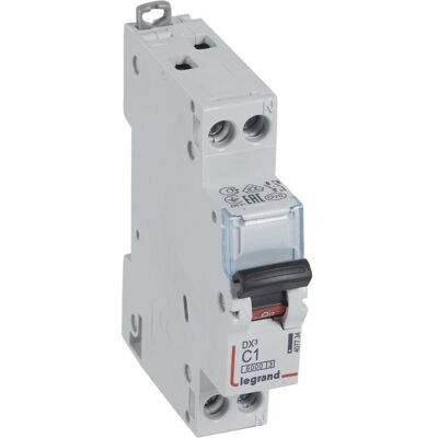 Legrand Disjoncteur, 407734 Disjoncteur de protection de ligne 1 A 230 V/AC - Publicité Legrand Disjoncteur, 407734 Disjoncteur de protection de ligne 1 A 230 V/AC - Publicité