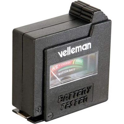 Velleman BATTEST Testeur de batterie, Pile : accessoires, Noir - Publicité Velleman BATTEST Testeur de batterie, Pile : accessoires, Noir - Publicité