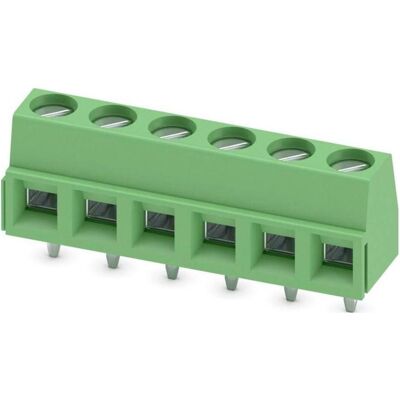 Phoenix Contact Low profile PCB terminal block,5mm,6 way, Câble + prise électronique, Vert - Publicité Phoenix Contact Low profile PCB terminal block,5mm,6 way, Câble + prise électronique, Vert - Publicité
