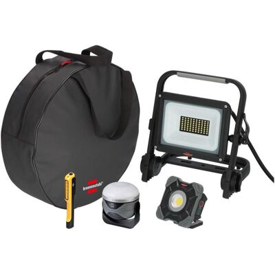 Brennenstuhl, Éclairage pour atelier, Basis-Licht-Set m.Tasche JARO4060M SH1000MA - Publicité Brennenstuhl, Éclairage pour atelier, Basis-Licht-Set m.Tasche JARO4060M SH1000MA - Publicité