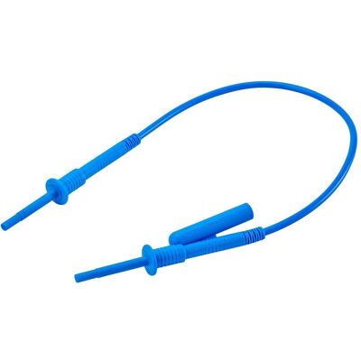 Chauvin Arnoux, Ligne de mesure, P01295526 Cordon de mesure HV 15 kV 50cm avec connecteur axial bleu 1p. Publicité Chauvin Arnoux, Ligne de mesure, P01295526 Cordon de mesure HV 15 kV 50cm avec connecteur axial bleu 1p. Publicité