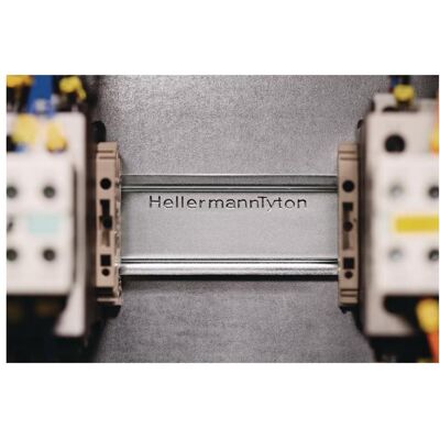 HellermannTyton, Éclairage : accessoires, Rail de support - Publicité HellermannTyton, Éclairage : accessoires, Rail de support - Publicité