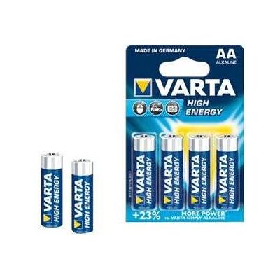 Varta Pile haute énergie 4 x type AA alcaline (4 pcs, AA), Batteries + piles - Publicité Varta Pile haute énergie 4 x type AA alcaline (4 pcs, AA), Batteries + piles - Publicité