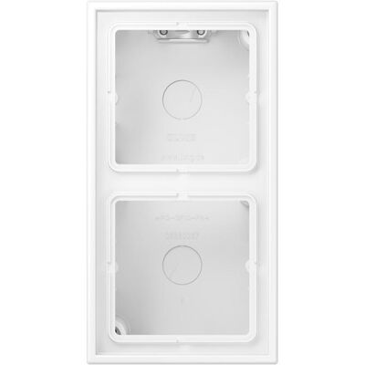 Jung Boîte de Surface LS582AWWM - Double, Blanc, Design Moderne - Publicité Jung Boîte de Surface LS582AWWM - Double, Blanc, Design Moderne - Publicité