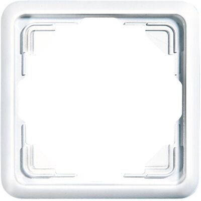 JUNG, Accessoires Gamme d'interrupteurs, ST Cadre simple 5581 blanc - Publicité JUNG, Accessoires Gamme d'interrupteurs, ST Cadre simple 5581 blanc - Publicité