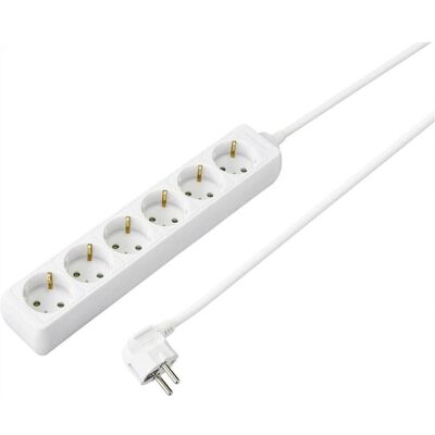 Sygonix SY-4891000 Multiplug - Protection enfants, 6 prises, câble 4,8 m - Publicité Sygonix SY-4891000 Multiplug - Protection enfants, 6 prises, câble 4,8 m - Publicité