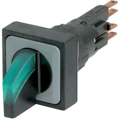 Eaton Bouton-poussoir lumineux, à enclenchement/clic, 45° 72369, Bouton + interrupteur, Vert, Noir - Publicité Eaton Bouton-poussoir lumineux, à enclenchement/clic, 45° 72369, Bouton + interrupteur, Vert, Noir - Publicité