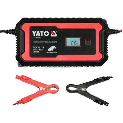 Yato, Chargeurs de batterie de voiture, PROSTOWNIK ELEKTRONICZNY 6V/2A, 12V/10A (10 A) - Publicité Yato, Chargeurs de batterie de voiture, PROSTOWNIK ELEKTRONICZNY 6V/2A, 12V/10A (10 A) - Publicité