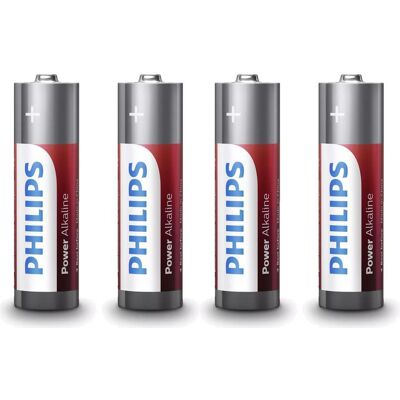 Philips Batterie LR6P4F/10 (4 pcs, AA), Batteries + piles - Publicité Philips Batterie LR6P4F/10 (4 pcs, AA), Batteries + piles - Publicité