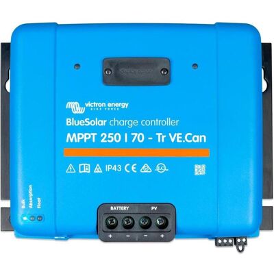 Victron Energy BlueSolar 250/70-Tr VE.Can Régulateur de Charge - Contrôleur Solaire MPPT - Publicité Victron Energy BlueSolar 250/70-Tr VE.Can Régulateur de Charge - Contrôleur Solaire MPPT - Publicité