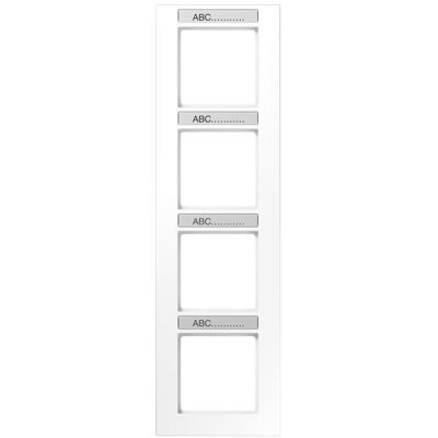 JUNG AC 584 BFNA WW - Cadre 4 modules, Blanc - Publicité JUNG AC 584 BFNA WW - Cadre 4 modules, Blanc - Publicité