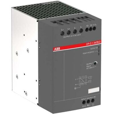 ABB, Distributeur de courant mobile, CP-C.1 24/20.0-C Bloc d'alimentation/alimentation 24 V/DC 20 A - Publicité ABB, Distributeur de courant mobile, CP-C.1 24/20.0-C Bloc d'alimentation/alimentation 24 V/DC 20 A - Publicité