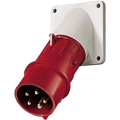 Mennekes, Prise + connecteur, MEN 432 Connecteur pour accessoires 5P 16A 400V (CEI 60309) - Publicité Mennekes, Prise + connecteur, MEN 432 Connecteur pour accessoires 5P 16A 400V (CEI 60309) - Publicité