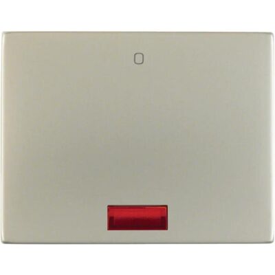 Berker, Accessoires Gamme d'interrupteurs, 14177104 Bascule avec impression 0 et calotte rouge K5 acier inoxydable mat - Publicité Berker, Accessoires Gamme d'interrupteurs, 14177104 Bascule avec impression 0 et calotte rouge K5 acier inoxydable mat - Publicité