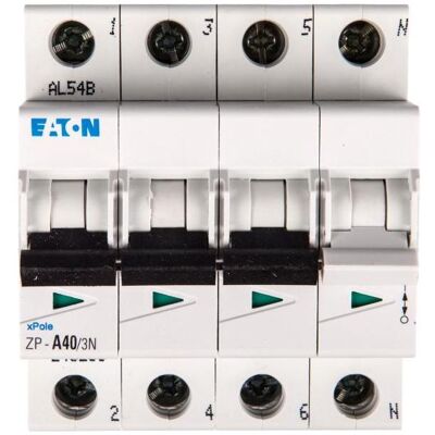 Interrupteur 3P+N Eaton - 40A Disjoncteur Modulaire - Publicité Interrupteur 3P+N Eaton - 40A Disjoncteur Modulaire - Publicité