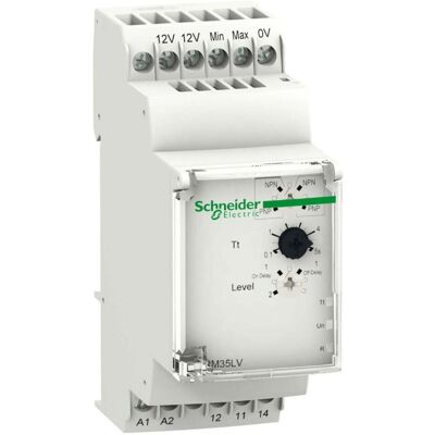 Schneider Electric RM35LV14MW - Contrôleur de niveau - Sensibilité réglable - Publicité Schneider Electric RM35LV14MW - Contrôleur de niveau - Sensibilité réglable - Publicité
