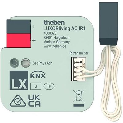 Theben, Accessoires Gamme d'interrupteurs, LUXORliving AC IR1 - Publicité Theben, Accessoires Gamme d'interrupteurs, LUXORliving AC IR1 - Publicité