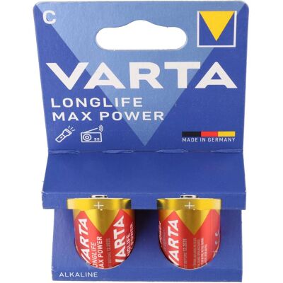 Pile Alcaline Varta LR14 Max Power - Pile - Publicité Pile Alcaline Varta LR14 Max Power - Pile - Publicité