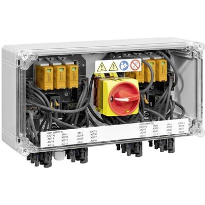 Weidmüller, Accessoires pour groupes électrogènes, 2890480000 PVN DC 3I 3O 2MPP SW SPD1R WM4 11 Boîte de jonction du générateur - Publicité Weidmüller, Accessoires pour groupes électrogènes, 2890480000 PVN DC 3I 3O 2MPP SW SPD1R WM4 11 Boîte de jonction du générateur - Publicité