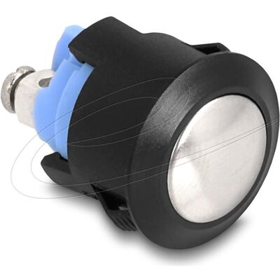 Delock Drucktaster zum Einbau 16 mm 2 x Schraubklemme Taster gewölbt Kunststoff, Bouton + interrupteur, Noir, Argent - Publicité Delock Drucktaster zum Einbau 16 mm 2 x Schraubklemme Taster gewölbt Kunststoff, Bouton + interrupteur, Noir, Argent - Publicité