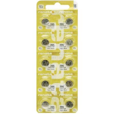 Renata Knopfzelle 395 10 St. 55 mAh (10 pcs, 55 mAh), Batteries + piles - Publicité Renata Knopfzelle 395 10 St. 55 mAh (10 pcs, 55 mAh), Batteries + piles - Publicité