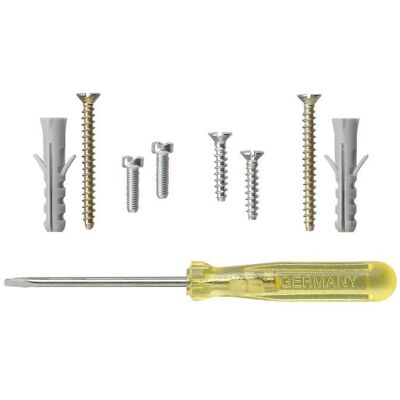 Gira, Accessoires Gamme d'interrupteurs, Set de fixation cadre de réception G1 224700 - Publicité Gira, Accessoires Gamme d'interrupteurs, Set de fixation cadre de réception G1 224700 - Publicité