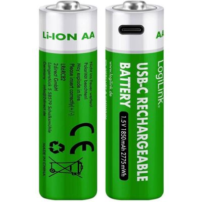 LogiLink Prüfen (2 pcs, AA, 1850 mAh), Batteries + piles - Publicité LogiLink Prüfen (2 pcs, AA, 1850 mAh), Batteries + piles - Publicité