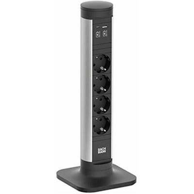 Bachmann BACH 709.001 - Multiprise USB & 4 Prises - Publicité Bachmann BACH 709.001 - Multiprise USB & 4 Prises - Publicité