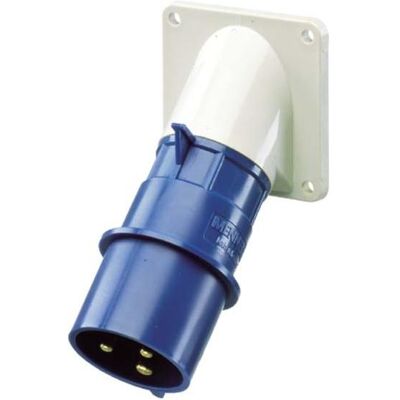 Mennekes, Prise + connecteur, MEN 434 32A3P 6H230V Prise en saillie IP44 (CEI 60309) - Publicité Mennekes, Prise + connecteur, MEN 434 32A3P 6H230V Prise en saillie IP44 (CEI 60309) - Publicité