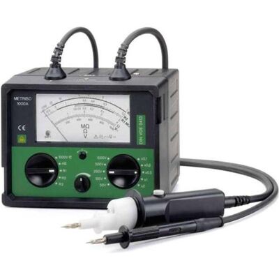 Gossen, Multimètre, Metrawatt M 540 C Appareil de mesure d'isolation ME (CAT II 1000V, Testeur de câbles) - Publicité Gossen, Multimètre, Metrawatt M 540 C Appareil de mesure d'isolation ME (CAT II 1000V, Testeur de câbles) - Publicité