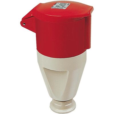 Walther Werke, Prise + connecteur, WAL 361 Connecteur 63A CEEtyp 400V 6h rt 5pol. IP44 (CEI 60309) - Publicité Walther Werke, Prise + connecteur, WAL 361 Connecteur 63A CEEtyp 400V 6h rt 5pol. IP44 (CEI 60309) - Publicité