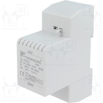BREVE - PSS 10VA 230V/24V - rail DIN - Transformateur - Publicité BREVE - PSS 10VA 230V/24V - rail DIN - Transformateur - Publicité