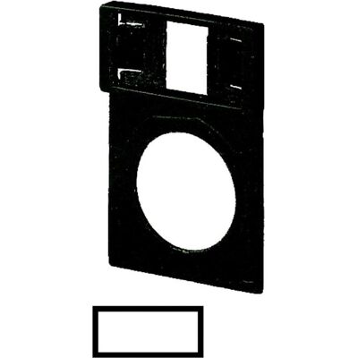 Eaton Plaque de support, Bouton + interrupteur, Noir - Publicité Eaton Plaque de support, Bouton + interrupteur, Noir - Publicité