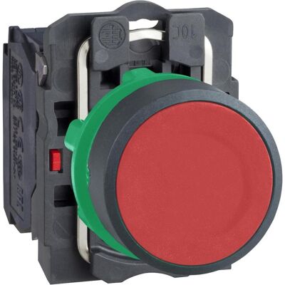 Schneider Electric Bouton-poussoir XB5AA42, Bouton + interrupteur, Rouge - Publicité Schneider Electric Bouton-poussoir XB5AA42, Bouton + interrupteur, Rouge - Publicité