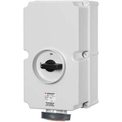 Mennekes 5692AG Prise Murale Rouge 5 pôles - Wall Socket - Publicité Mennekes 5692AG Prise Murale Rouge 5 pôles - Wall Socket - Publicité
