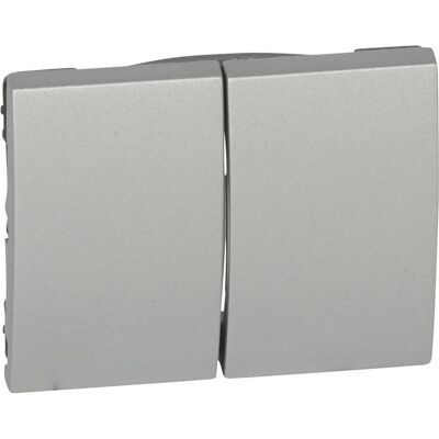 Legrand Accessoires Gamme d'interrupteurs, dvigubas klavišas Metalic Sistena Life - 771312 - Publicité Legrand Accessoires Gamme d'interrupteurs, dvigubas klavišas Metalic Sistena Life - 771312 - Publicité