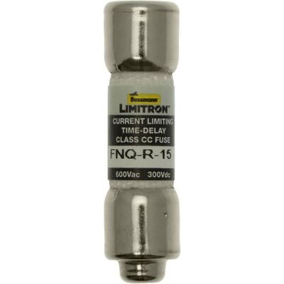 Fusible Eaton FNQ-R-15 - Cylindrique, Lent - Publicité Fusible Eaton FNQ-R-15 - Cylindrique, Lent - Publicité