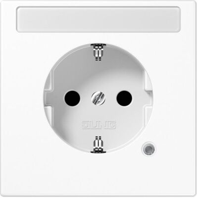 Jung LS 1520 NAKO WW - Prise Schuko avec Protection - Publicité Jung LS 1520 NAKO WW - Prise Schuko avec Protection - Publicité