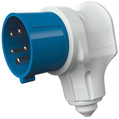 Mennekes, Prise + connecteur, MEN 3983 16A5P 9H230V Fiche coudée VarioTOP IP44 - Publicité Mennekes, Prise + connecteur, MEN 3983 16A5P 9H230V Fiche coudée VarioTOP IP44 - Publicité